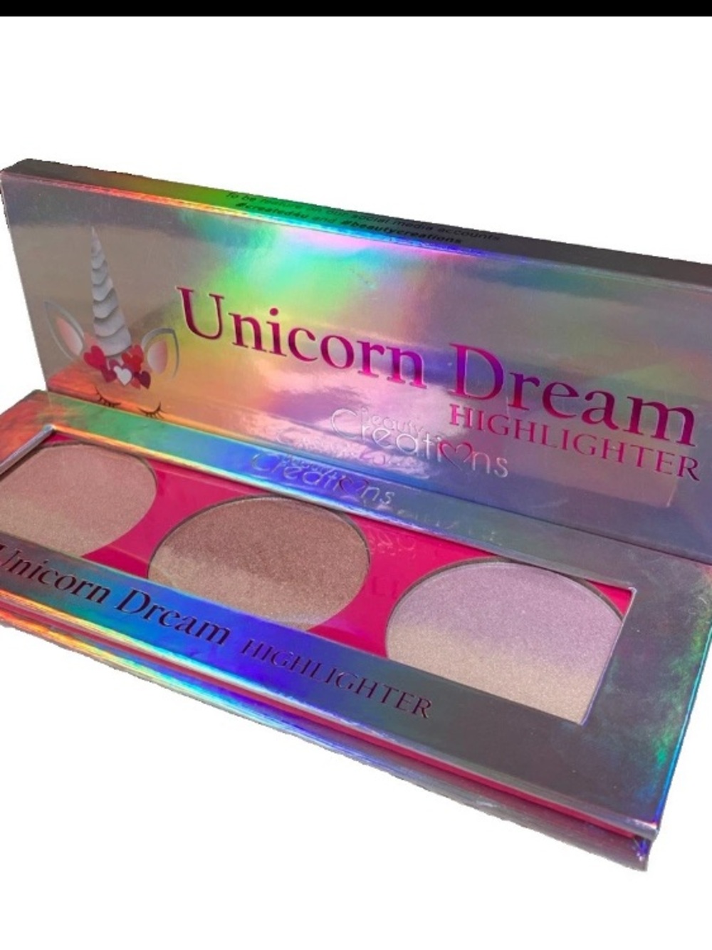 Unicorn Dream Metallic Glow Evening Wear Highlighter Palette Cruelty-Free